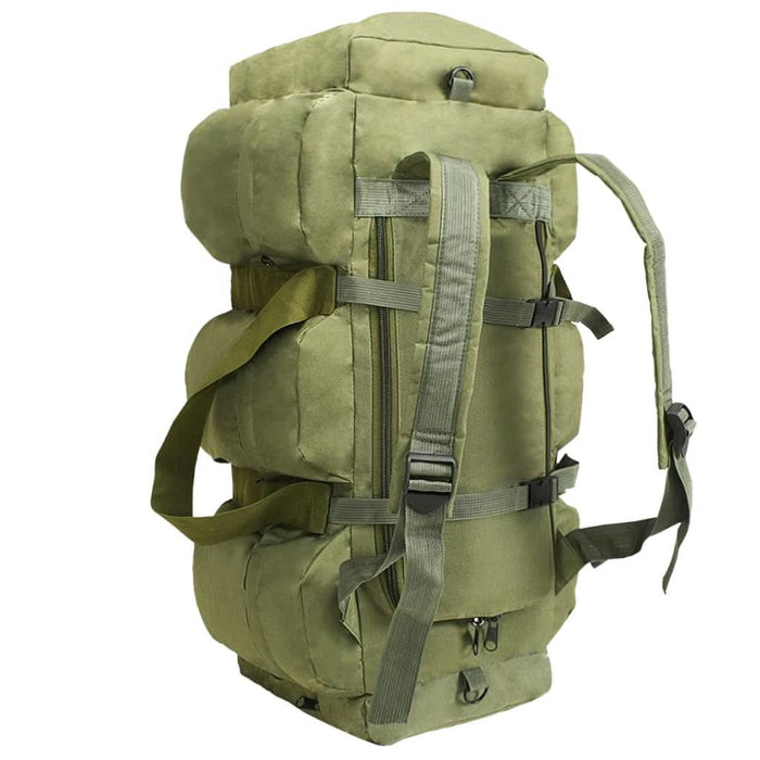 Geantă 3-în-1 în stil militar, 90 L, verde măsliniu - WALTI WALTI