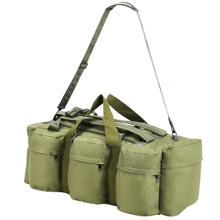 Geantă 3-în-1 în stil militar, 90 L, verde măsliniu - WALTI WALTI