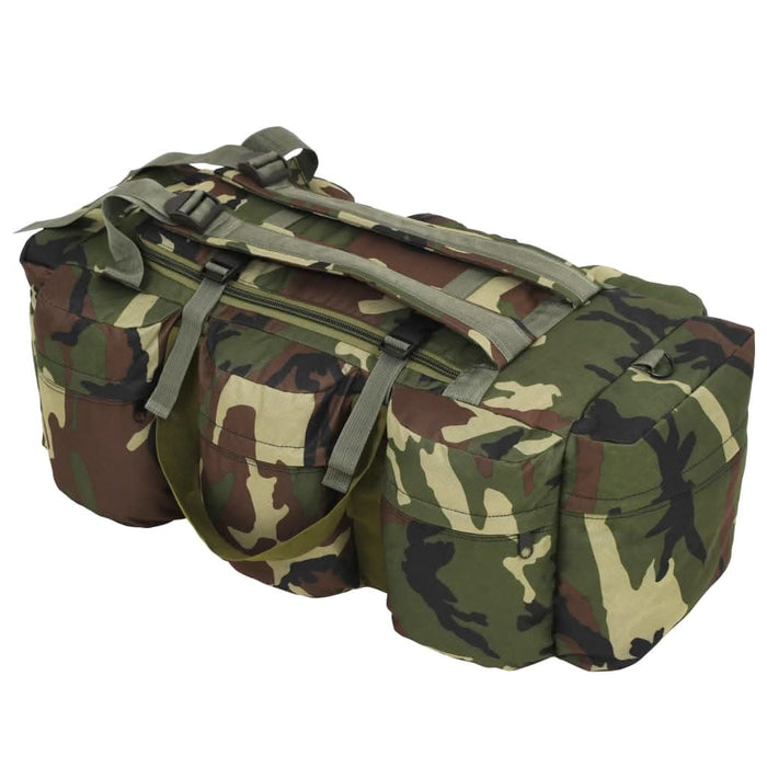 Geantă 3-în-1 în stil militar, 90 L, camuflaj - WALTI WALTI