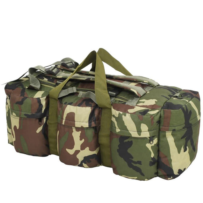 Geantă 3-în-1 în stil militar, 90 L, camuflaj - WALTI WALTI