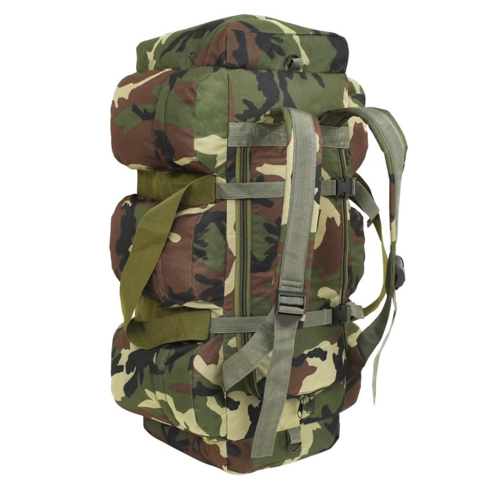 Geantă 3-în-1 în stil militar, 90 L, camuflaj - WALTI WALTI