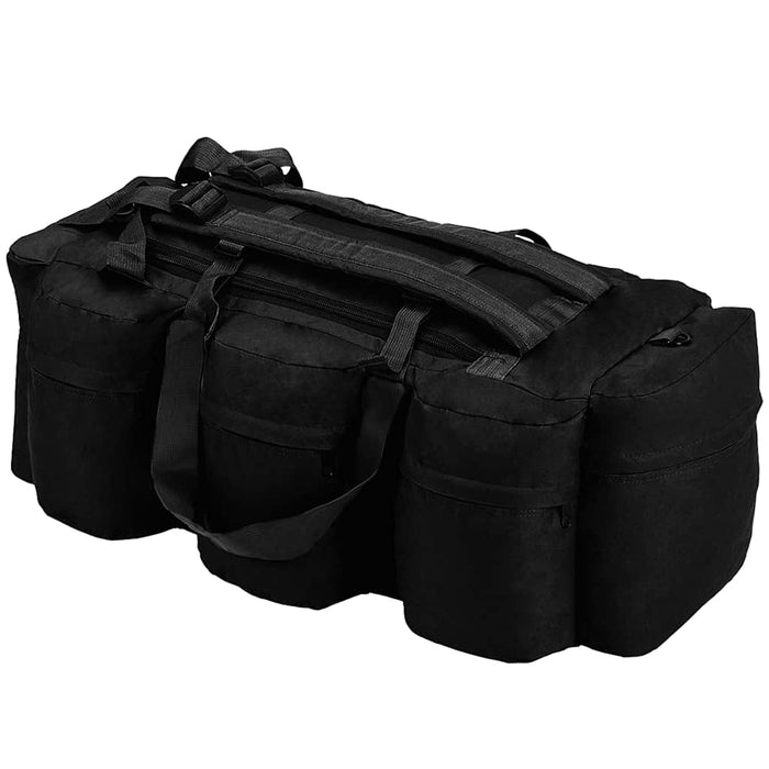 Geantă 3-în-1 în stil army, 45 L, negru WALTI