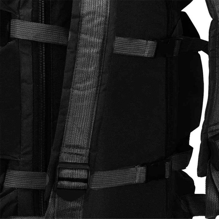 Geantă 3-în-1 în stil army, 45 L, negru WALTI