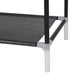 Raft încălțăminte cu 4 rafturi, Metal și textil nețesut, Negru - WALTI WALTI