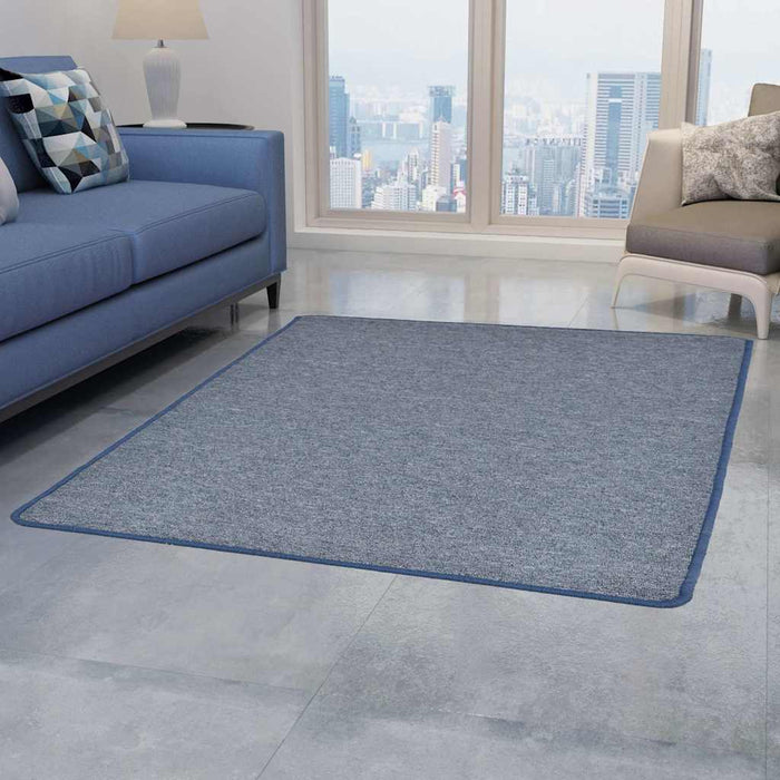Covor cu smocuri, 160 x 230 cm, albastru WALTI