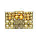 Set globuri de Crăciun 100 de piese, 3/4/6 cm, auriu - WALTI WALTI