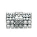 Set globuri de Crăciun 100 de piese, 3/4/6 cm, argintiu - WALTI WALTI