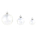Set globuri de Crăciun 100 de piese, 3/4/6 cm, argintiu - WALTI WALTI