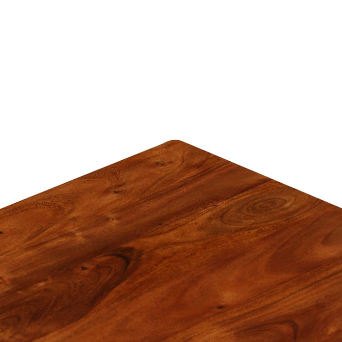 Masă de cafea lemn masiv acaciacu finisaj tip miere 100x50x30cm - WALTI WALTI