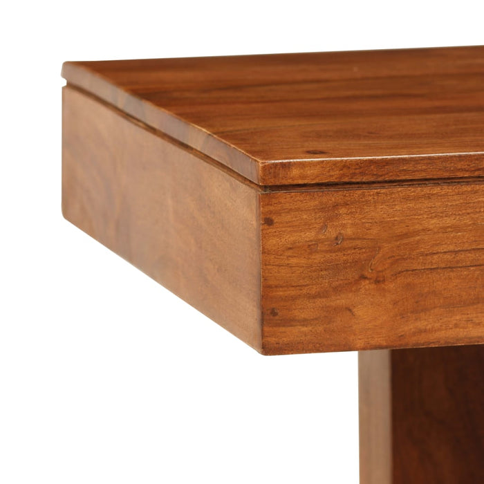 Masă de cafea lemn masiv acaciacu finisaj tip miere 100x50x30cm - WALTI WALTI