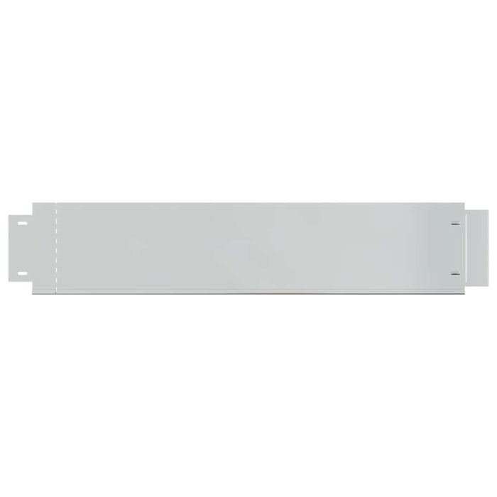 Gard de gazon, 20 buc., 100 x 20 cm, oțel galvanizat - WALTI WALTI