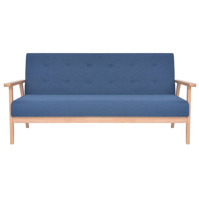Set canapea, 2 piese, textil, albastru - WALTI WALTI