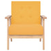 Set de canapele 2 piese, textil, galben - WALTI WALTI