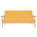 Set canapea din 3 piese, material textil, galben - WALTI WALTI