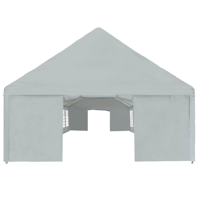 Pânză de cort, gri, 5x10m (fără vânzări individuale) WALTI