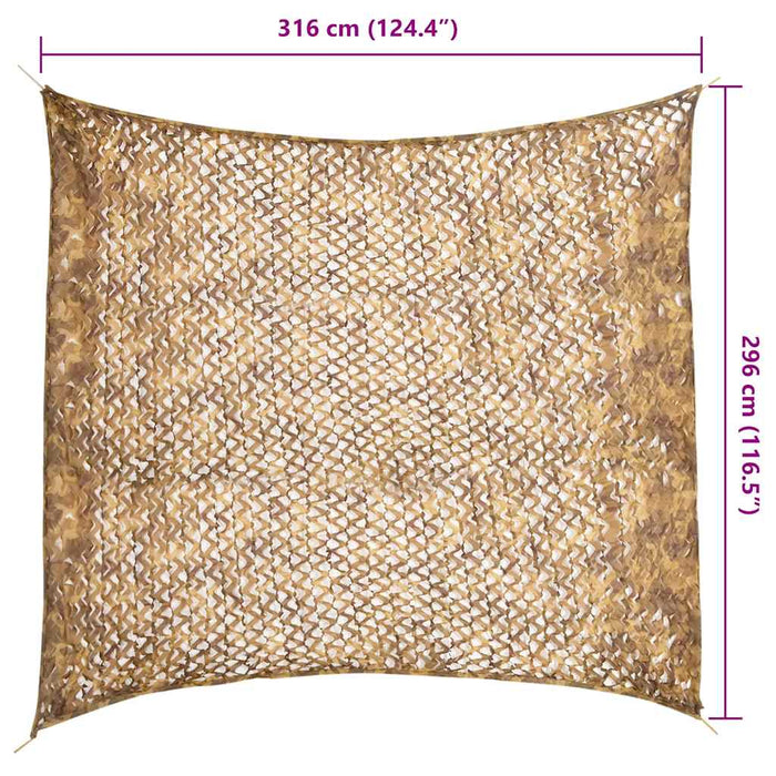 Plasă de camuflaj cu geantă de depozitare, 3 x 3 m WALTI
