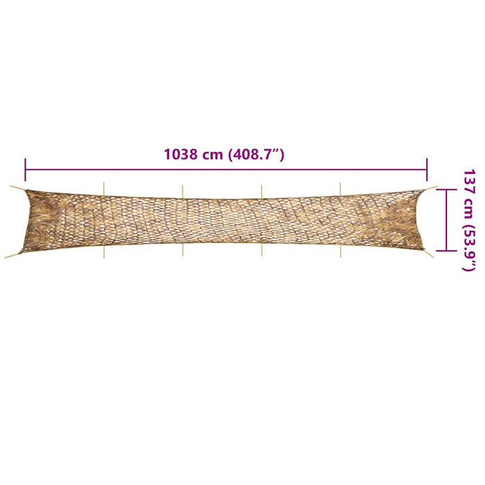 Plasă de camuflaj cu geantă de depozitare, 1,5 x 10 m WALTI