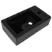 Chiuvetă cu orificiu robinet, negru, 46x25,5x12, ceramică - WALTI WALTI