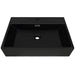 Bazin cu orificiu robinet ceramică, 60,5x42,5x14,5 cm, negru - WALTI WALTI