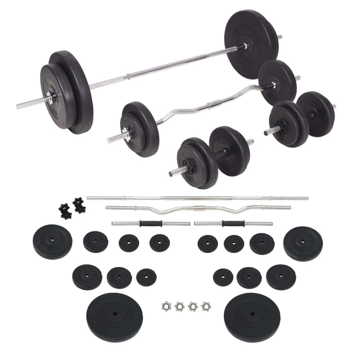 Set de haltere și gantere 90 kg WALTI