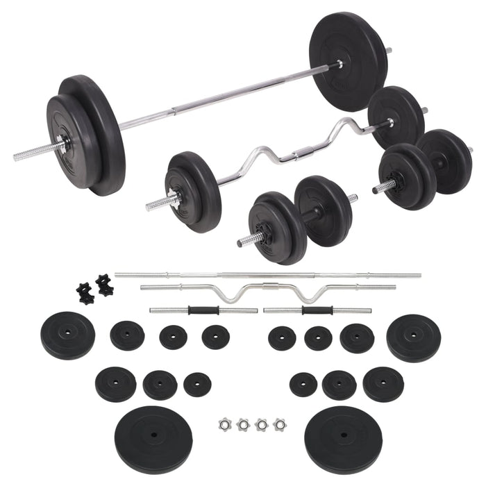 Set de haltere și gantere 90 kg WALTI