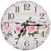 Ceas de perete vintage, 30 cm, floare - WALTI WALTI