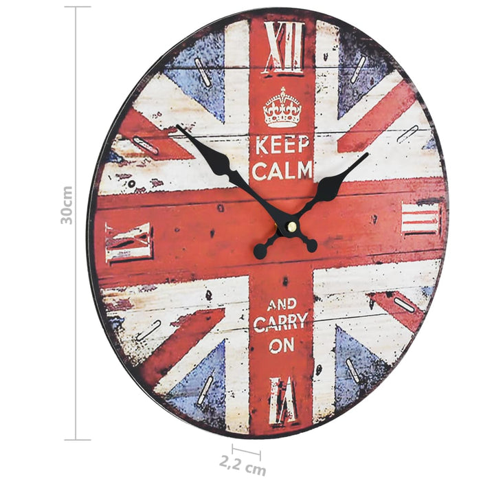 Ceas de perete vintage UK, 30 cm - WALTI WALTI