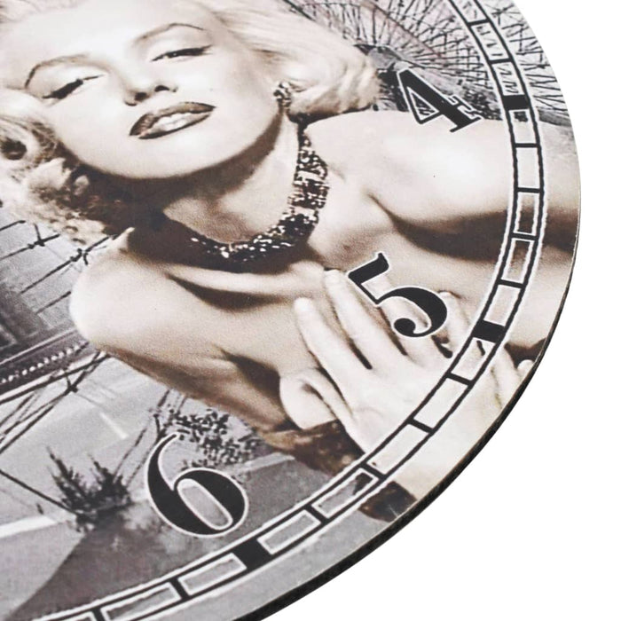 Ceas de perete vintage Marilyn Monroe, 30 cm - WALTI WALTI