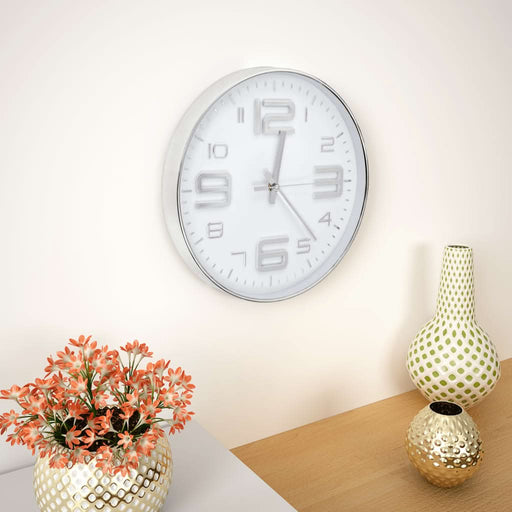 Ceas de perete, argintiu, 30 cm - WALTI WALTI