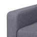 Set canapea, 2 piese, gri, material textil - WALTI WALTI