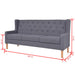 Set de canapele, 2 piese, material textil, gri - WALTI WALTI
