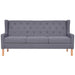 Set de canapele, 2 piese, material textil, gri - WALTI WALTI