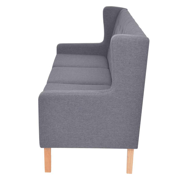 Set de canapele, 2 piese, material textil, gri - WALTI WALTI