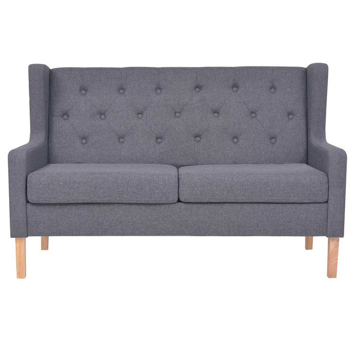 Set de canapele, 2 piese, material textil, gri - WALTI WALTI