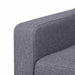 Set de canapele, 2 piese, material textil, gri - WALTI WALTI