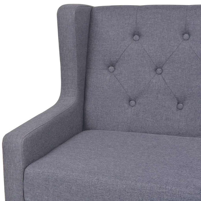 Set canapea, 3 piese, textil, Gri - WALTI WALTI