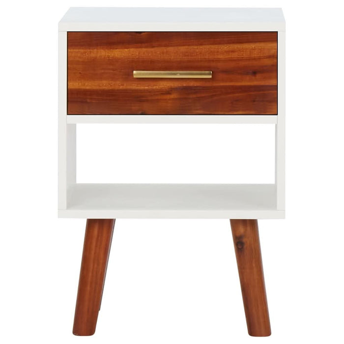 Noptiere, 2 buc., 40x30x57 cm, lemn masiv de acacia - WALTI WALTI
