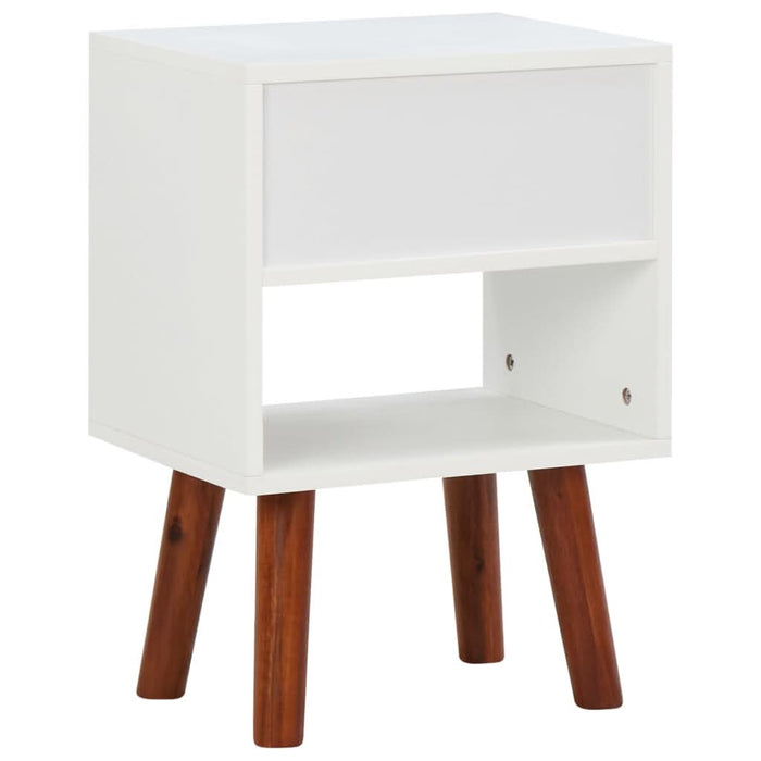 Noptiere, 2 buc., 40x30x57 cm, lemn masiv de acacia - WALTI WALTI