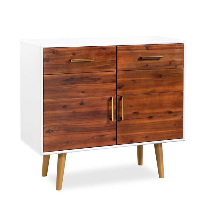 Dulap, 90x33,5x83 cm, lemn masiv de acacia WALTI