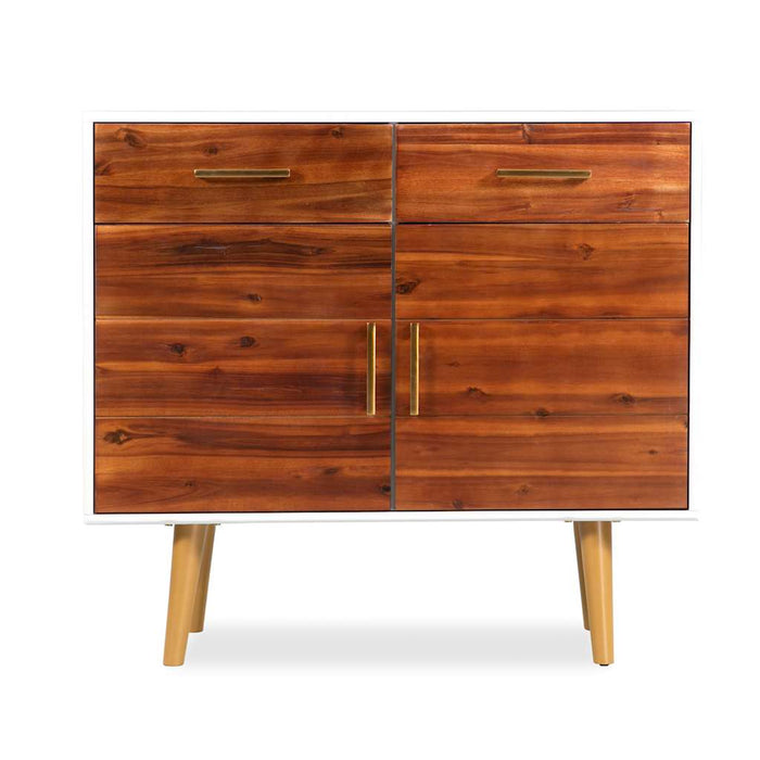 Dulap, 90x33,5x83 cm, lemn masiv de acacia WALTI
