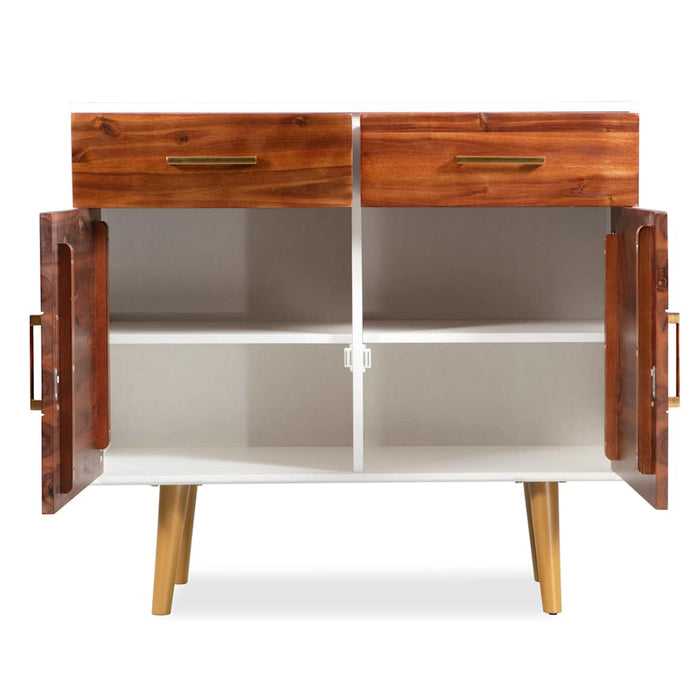 Dulap, 90x33,5x83 cm, lemn masiv de acacia WALTI
