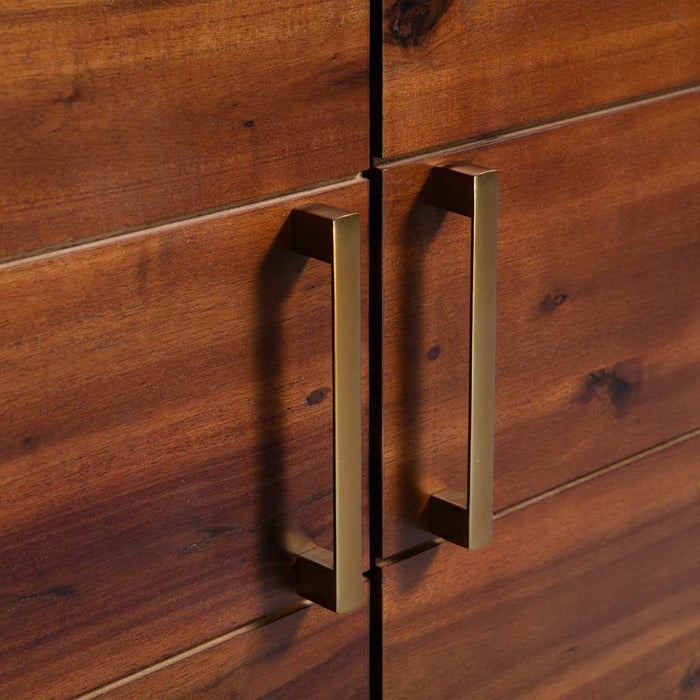 Dulap, 90x33,5x83 cm, lemn masiv de acacia WALTI