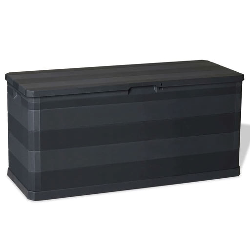 Ladă de depozitare pentru grădină, negru, 117 x 45 x 56 cm - WALTI WALTI