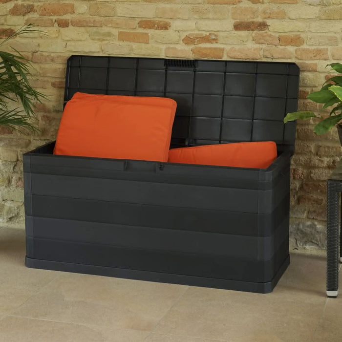 Ladă de depozitare pentru grădină, negru, 117 x 45 x 56 cm - WALTI WALTI