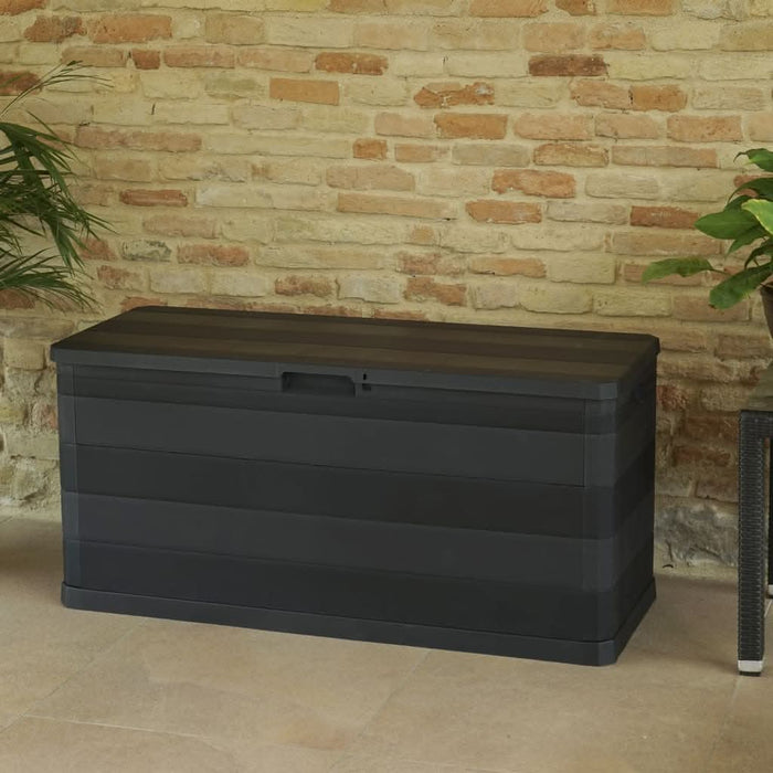 Ladă de depozitare pentru grădină, negru, 117 x 45 x 56 cm - WALTI WALTI