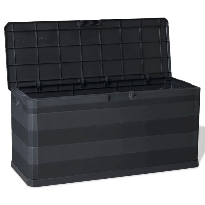 Ladă de depozitare pentru grădină, negru, 117 x 45 x 56 cm - WALTI WALTI