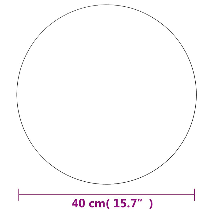 Oglindă de perete, 40 cm, sticlă, rotundă - WALTI WALTI