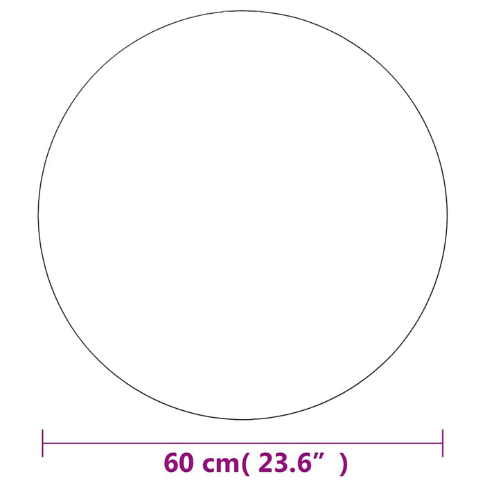 Oglindă de perete, 60 cm, sticlă, rotundă - WALTI WALTI