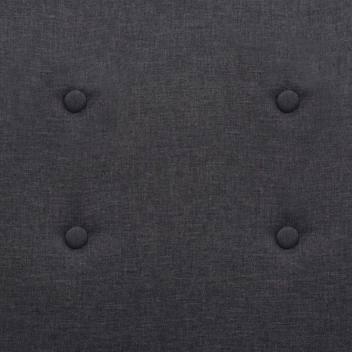 Fotoliu, gri închis, oțel și material textil WALTI
