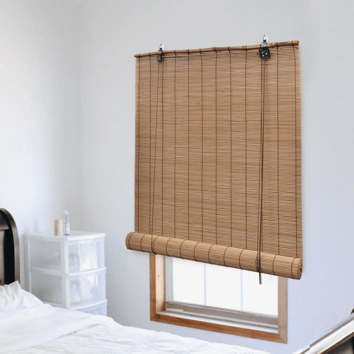 Jaluzea tip rulou, maro, 150 x 160 cm, bambus - WALTI WALTI
